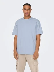 ONLY & SONS T-Shirt ONSFred (1-tlg) Blau/Hellblau/Grau
