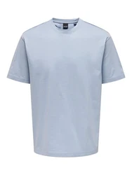 ONLY & SONS T-Shirt ONSFred (1-tlg) Blau/Hellblau/Grau