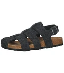 Shepherd Hausschuhe Schwarz/Dunkelgrau/Creme/Blau