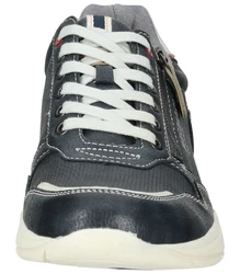 MUSTANG Halbschuhe Schnuerhalbschuh Sneaker Blau/Grau/Hellblau/Schwarz