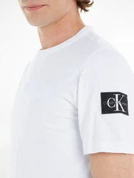 Calvin Klein Jeans T-Shirt BADGE REGULAR TEE Weiß/Schwarz/Creme