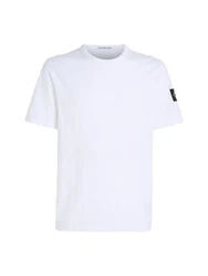 Calvin Klein Jeans T-Shirt BADGE REGULAR TEE Weiß/Schwarz/Creme
