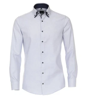 VENTI Blusenshirt Businesshemd Modern Fit Button-Down-Kragen VENTI Blusenshirt Businesshemd Modern Fit Button-Down-Kragen