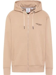 CARLO COLUCCI Hoodie De Simoi Beige/Khaki