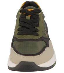 TOM TAILOR Sneaker Dunkelgrün/Khaki/Grün