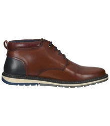 PIKOLINOS Stiefel Schnürstiefelette Berna Schnürschuh Braun/Dunkelbraun