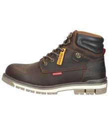 Dockers by Gerli Schnürstiefel Herren (43LU010) Braun/Dunkelbraun/Dunkelrot