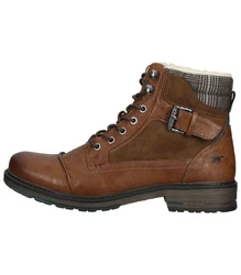 MUSTANG Stiefelette Schnürstiefelette Braun/Dunkelbraun