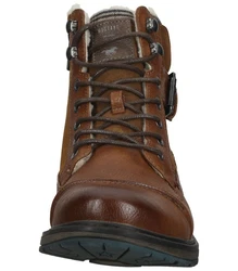 MUSTANG Stiefelette Schnürstiefelette Braun/Dunkelbraun