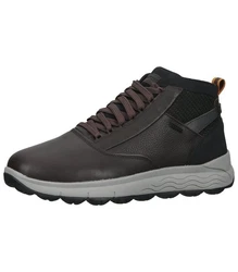 Geox Stiefelette Spherica Schnürboots Schwarz/Grau/Dunkelgrau/Dunkelbraun/Braun