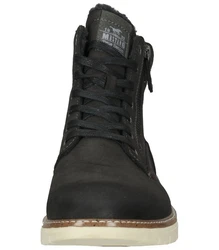 MUSTANG Stiefelette Schnürstiefelette Schwarz/Dunkelgrün/Dunkelgrau