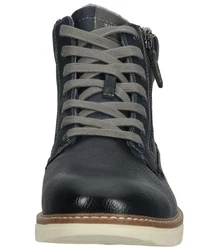 MUSTANG Stiefelette Schnürstiefelette Dunkelblau/Blau/Hellblau
