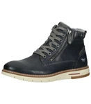 MUSTANG Stiefelette Schnürstiefelette Dunkelblau/Blau/Hellblau