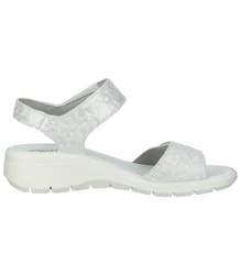 Imac Sandalen Riemchensandalette Grau/Silber/Weiß