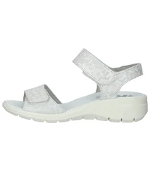Imac Sandalen Riemchensandalette Grau/Silber/Weiß