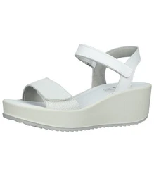 Imac Slipper Leder Slipper Weiß/Creme/Silber/Hellgrün/Grau/Hellblau