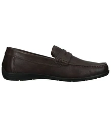 Imac Slipper Leder Slipper Dunkelbraun/Braun/Grau