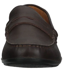 Imac Slipper Leder Slipper Dunkelbraun/Braun/Grau