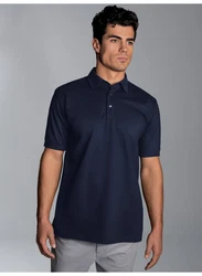 Trigema Business-Poloshirt blau