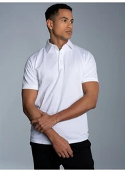 Trigema Business-Poloshirt Weiß/Creme