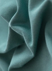 Trigema Poloshirt mit Reißverschluss Türkis/Grün
