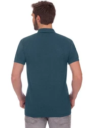 Trigema Slim Fit Poloshirt blau (jeans, melange)