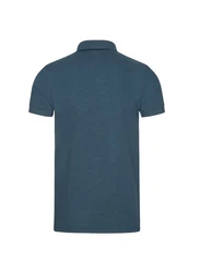 Trigema Slim Fit Poloshirt blau (jeans, melange)