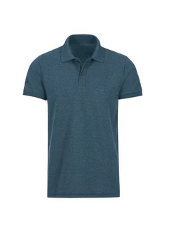 Trigema Slim Fit Poloshirt blau (jeans, melange) Trigema Slim Fit Poloshirt blau (jeans, melange)