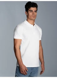 Trigema Slim Fit Poloshirt wei