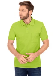 Trigema Poloshirt mit Brusttasche gelb