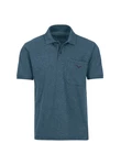 Trigema Poloshirt mit Brusttasche blau/jeans/melange Trigema Poloshirt mit Brusttasche blau/jeans/melange