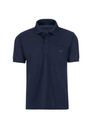 Poloshirt Polohemd mit Brusttasche (1-tlg)