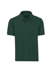 Trigema Poloshirt mit Brusttasche grn/tanne