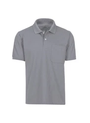 Trigema Poloshirt mit Brusttasche cool/grau