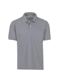 Trigema Poloshirt mit Brusttasche cool/grau