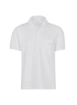 Trigema Poloshirt mit Brusttasche wei