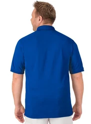 Trigema Poloshirt mit Brusttasche Hellblau/Blau/Dunkelblau