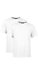 T-Shirt Herren Basic T-Shirts Baumwolle (Packung, 2-tlg) mit gerader rmel Abschluss