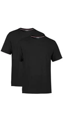 COMEOR T-Shirt Herren Basic Schwarz/Lila/Grau