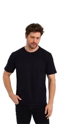 COMEOR T-Shirt Herren Basic Dunkelblau/Schwarz/Hellblau