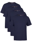 COMEOR T-Shirt Herren Basic Dunkelblau
