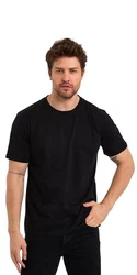 COMEOR T-Shirt Herren Basic Schwarz/Rot