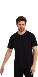 COMEOR T-Shirt Herren Basic Schwarz/Rot