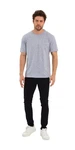 COMEOR T-Shirt Herren Basic Grau