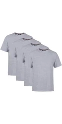 COMEOR T-Shirt Herren Basic Grau/Hellgrau