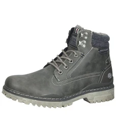 Stiefelette Lederimitat Schnrstiefelette