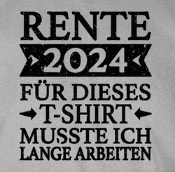 Shirtracer Tanktop Rente 2024  schwarz