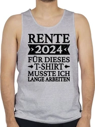 Shirtracer Tanktop Rente 2024  schwarz