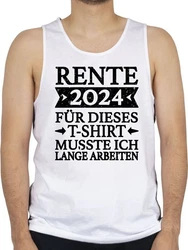 Shirtracer Tanktop Rente 2024  schwarz