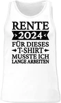 Shirtracer Tanktop Rente 2024  schwarz